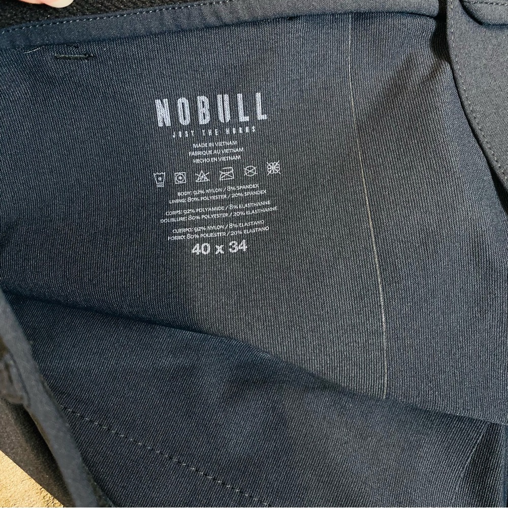 NOBULL Performance Pants In A Dark Navy Blue Men's Size W40 L34 - Picture 6 of 9